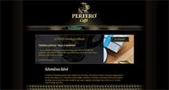 Desktop Screenshot of perferocaffe.hu