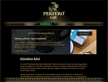 Tablet Screenshot of perferocaffe.hu